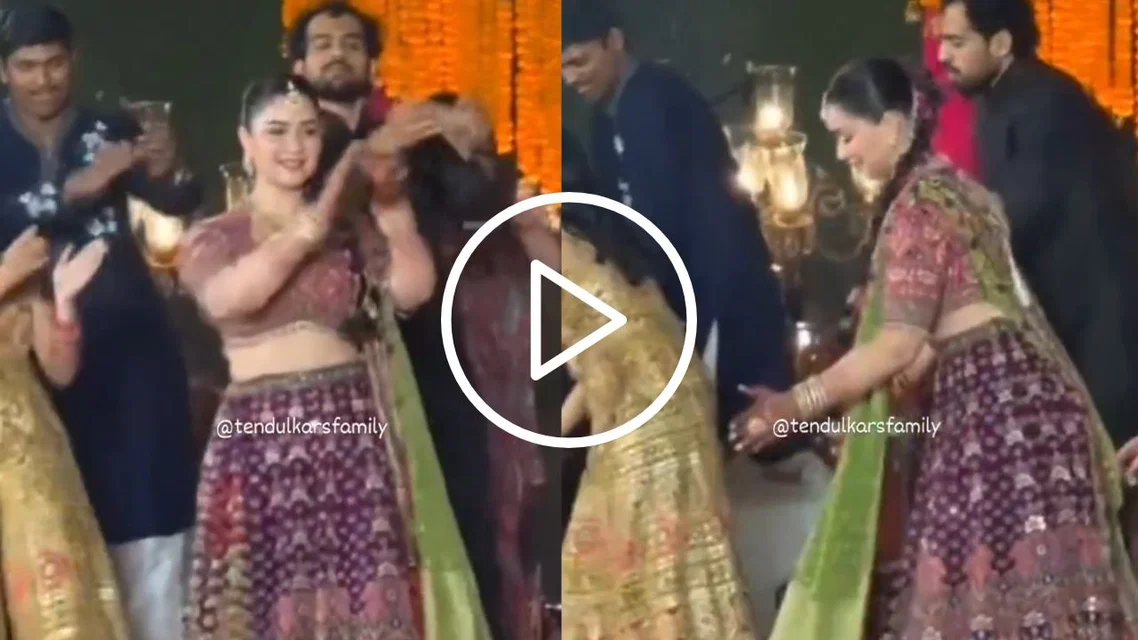 Sara Tendulkar at Arjun Tendulkar’s Wedding (X.com)